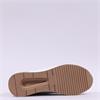 Remonte Lace Wedge Trainer With Side Zip - Cream Combi
